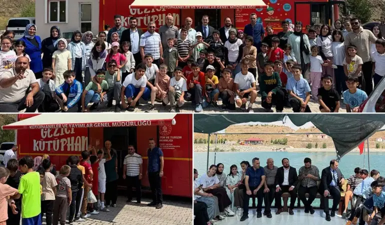 Bayburt İl Halk Kütüphanesi Demirözü Barajı’nda Etkinlik Düzenledi