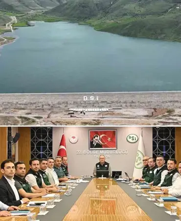Bayburt Kırklartepe Barajı Sulama Projesinde Son Durum Masa Üstünde