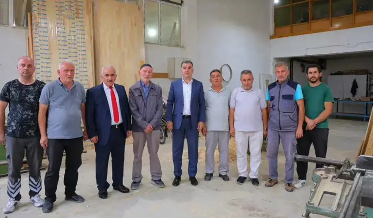 Bayburt Valisi Mustafa Eldivan, 21 Şubat Sanayi Sitesi’ni Ziyaret Etti
