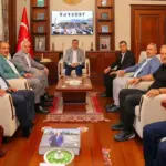 Bayburt Valisi Mustafa Eldivan Protokol Heyetini Makamında Ağırladı