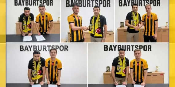 Bayburtspor’da Geleceğin Kadrosu Kuruluyor, Altyapıdan A Takıma Beş İmza