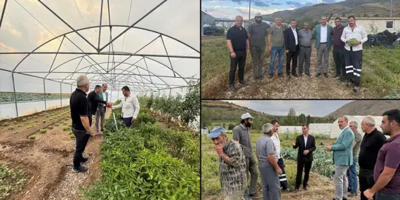 Bayburt’ta Dolu Yağışından Etkilenen Çiftçilere Ziyaret