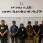 Bayburt'ta Düzensiz Göç Operasyonu: 6 Kişi Yakalandı