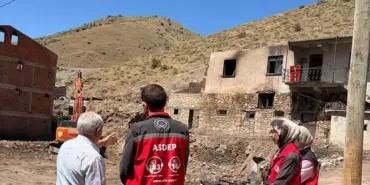 Bayburt’ta Evleri Yanan Ailelere Psikososyal Destek