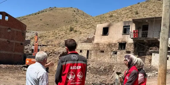 Bayburt’ta Evleri Yanan Ailelere Psikososyal Destek