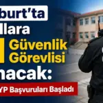 Bayburt’ta Okullara 61 Güvenlik Görevlisi Alınacak: İŞKUR TYP Başvuruları Başladı