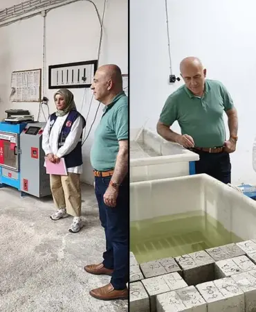 Bayburt’ta Yapı Laboratuvarına Yönelik Denetim Gerçekleştirildi
