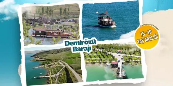 Bayburt’ta Yaz Gençlerle Güzel, Demirözü Barajı Tekne Turu Geliyor