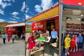 Bir Kitap, Bir Oyun, Bir Tebessüm, Gezici Kütüphane Gökçedere’de