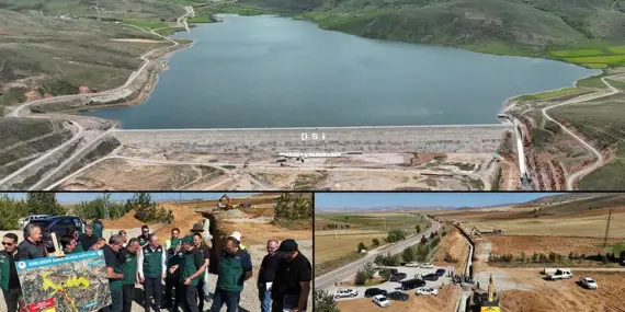 DSİ Yöneticileri Bayburt Kırklartepe Barajı Sulama İnşaatını İnceledi