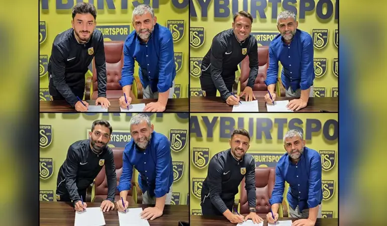 Bayburtspor’dan Transfer Atağı: Kadroya Dört Yeni Takviye