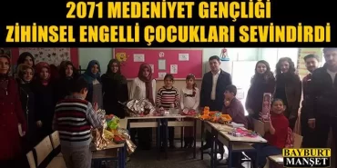2071 Medeniyet Gençliği Zihinsel Engelli Çocukları Sevindirdi
