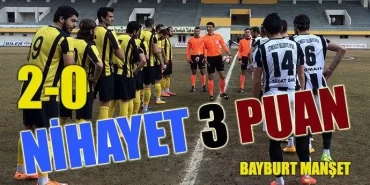 Bayburt Grup Etimesgut Belediyeyi 2-0'la geçti