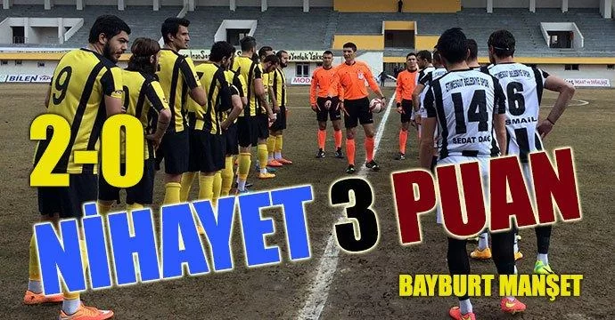 Bayburt Grup Etimesgut Belediyeyi 2-0'la geçti