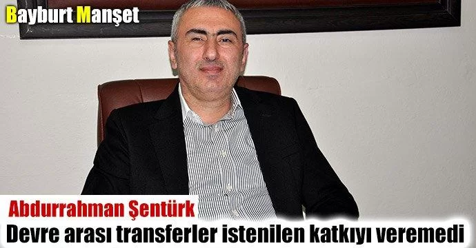 Şentürk, Şehri mutlu ettiğimizi düşünüyoruz