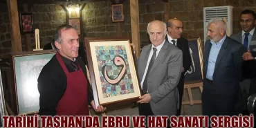 Tarihi Taşhan'da Ebru ve Hat Sanatı Sergisi