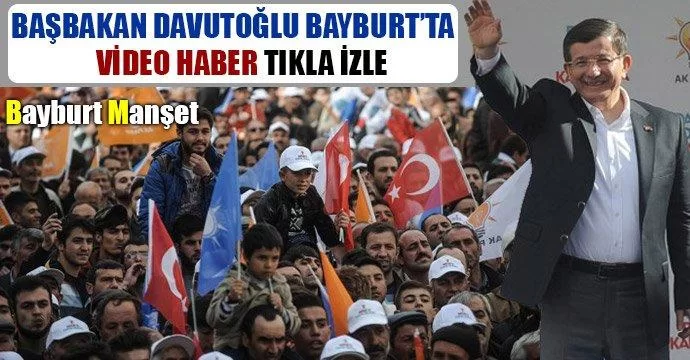 Başbakan coşkulu kalabalığa hitap etti