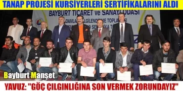 Altmış Kursiyer Sertifikalarını Aldı