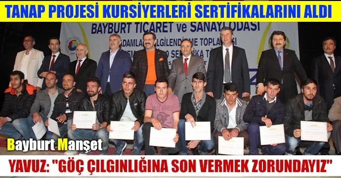 Altmış Kursiyer Sertifikalarını Aldı