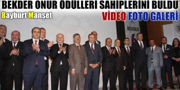 BEKDER Onur ödülleri sahiplerini buldu