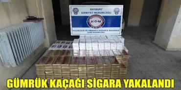 6500 paket gümrük kaçağı sigara yakalandı