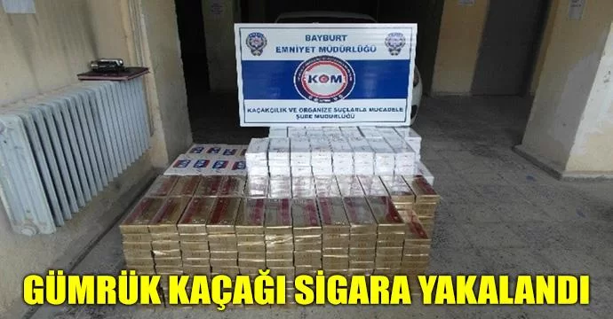 6500 paket gümrük kaçağı sigara yakalandı