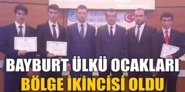 Bayburt Ülkü Ocakları bölge ikincisi oldu