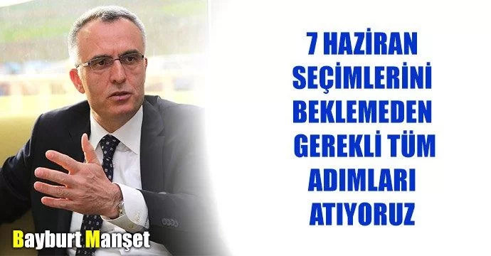 Ağbal, Gerekli tüm adımları atıyoruz