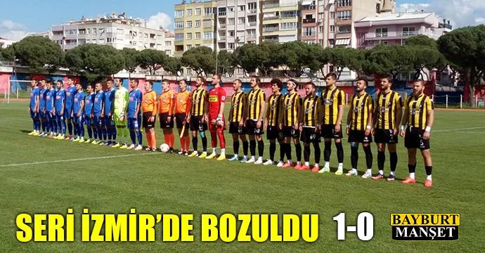 9 haftalık galibiyet serisi İzmir'de bozuldu