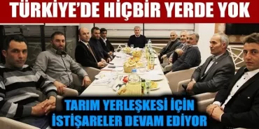 Türkiye'de olmayan proje konuşuldu