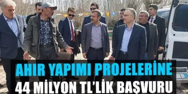 Ahır Yapımı Projelerine 44 Milyon TL'lik Başvuru