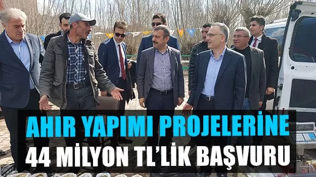 Ahır Yapımı Projelerine 44 Milyon TL'lik Başvuru