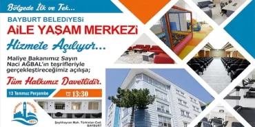Aile Yaşam Merkezi Hizmete Açılıyor