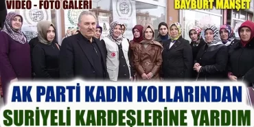 Ak Parti Kadın Kollarından Yardım Kampanyasına Destek