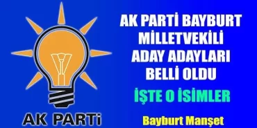 Ak Parti Bayburt Milletvekili Aday Adayları