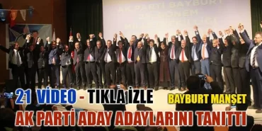 Ak Parti Milletvekili Aday Adaylarını Tanıttı