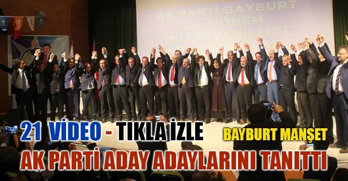 Ak Parti Milletvekili Aday Adaylarını Tanıttı