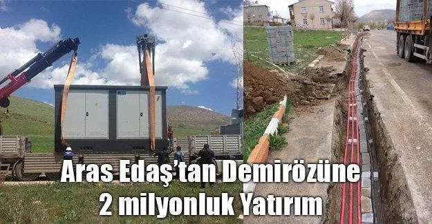 Aras EDAŞ’tan Demirözüne 2 milyonluk Yatırım