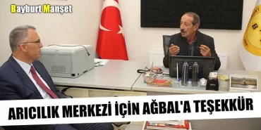 Arıcılık Merkezi İçin Ağbal'a Teşekkür
