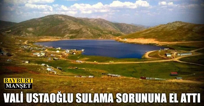 Aydıntepe’de sulama sorunu çözülüyor