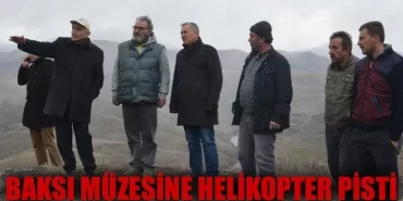 Baksı Müzesine Helikopter Pisti