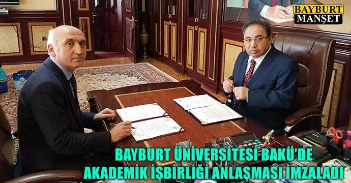 Bakü'de Akademik İşbirliği Anlaşması