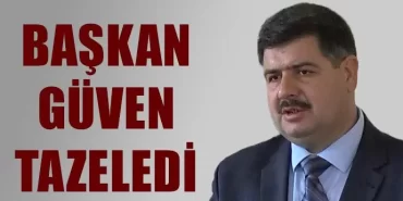 Başkan Cengiz Kahraman Güven Tazeledi