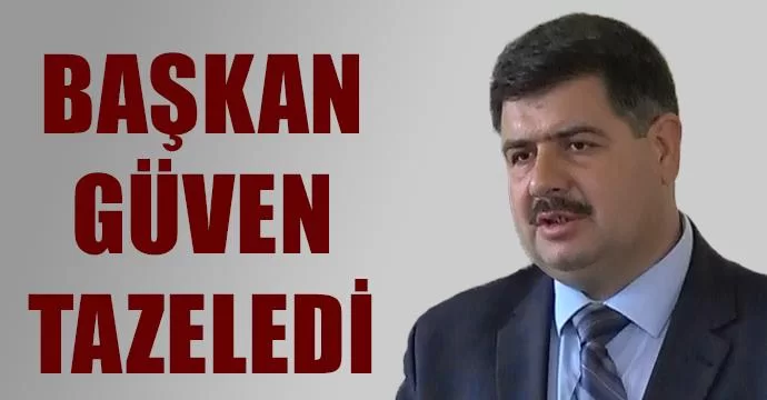 Başkan Cengiz Kahraman Güven Tazeledi