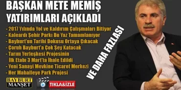 Başkan Memiş Görevdeki 3 Yılını Değerlendirdi