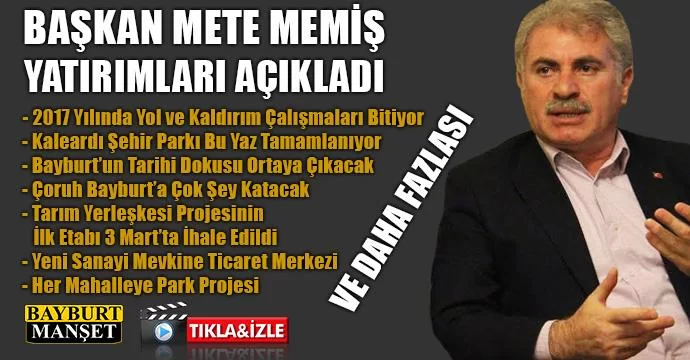 Başkan Memiş Görevdeki 3 Yılını Değerlendirdi