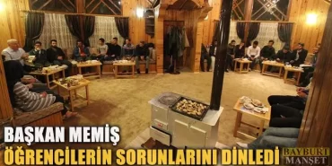 Başkan Memiş Öğrencilerin Sorunlarını Dinledi