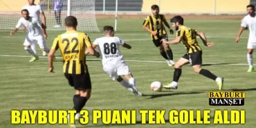 Bayburt 3 puanı tek golle aldı