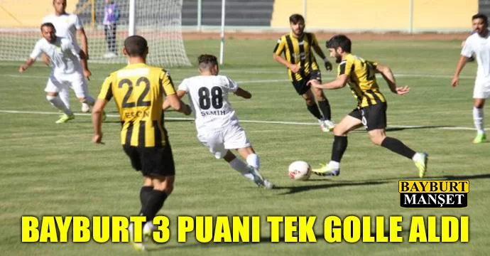 Bayburt 3 puanı tek golle aldı