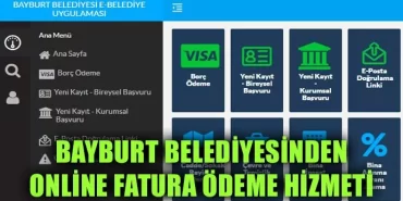 Bayburt Belediyesi Online Fatura Ödeme Hizmeti